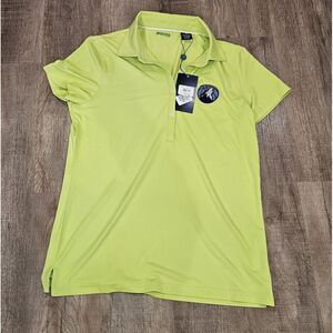 Women's‎ Timberwolves Polo Shirt Size M Nwt
